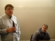 Pete Presstone and Tony Brown back stage at the German House in Rochester NY
