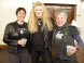 Three of the The Targets backstage before the show