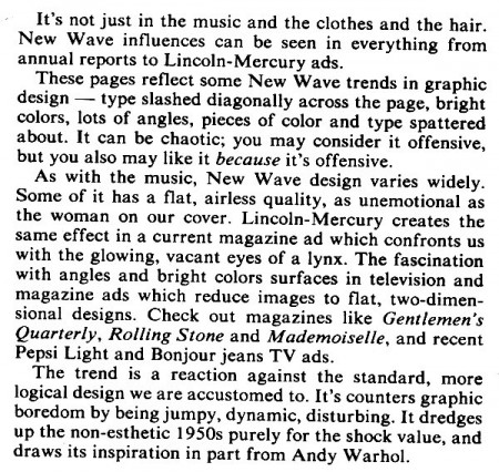 New Wave influences